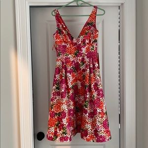 NWT Monique Lhullier Floral dress size 4